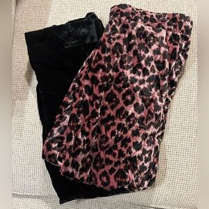 J. Crew Velvet Easy Pant 2 Pairs